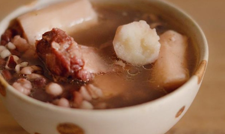 山藥赤小豆芡實豬骨湯